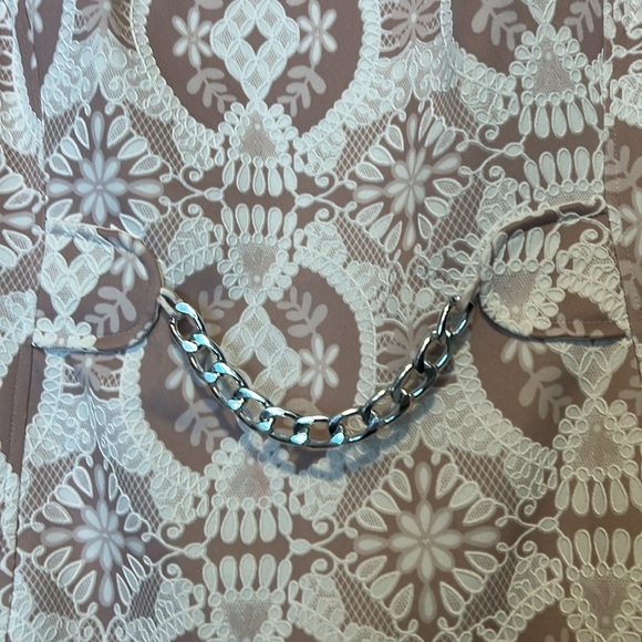 Kate and Lily Dress Size 8 White Mauve - Picture 4 of 8